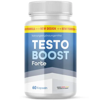 Produktbild von Testo Boost Forte Kapseln | Kraft für den aktiven Mann | Bewährte Zutatenkombination | 60 Kapseln