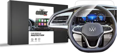 Produktbild von Keramische Autodisplayfolie für Volkswagen Multivan 4 Virtual Cockpit 10,25" (2021-...), Grizz Protector