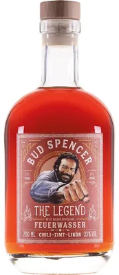 Immagine prodotto di Bud Spencer - Liquore speziato al peperoncino e cannella, 33% vol., 0,7 litri