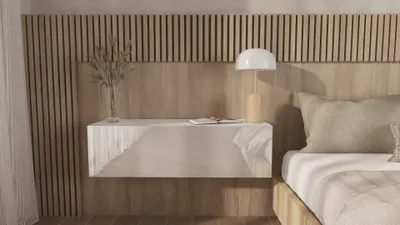 Obrázek produktu pro PLATAN ROOM nástěnná skříňka noční stolek 105 cm závěsný noční stolek HIGH-GLOSS nebo MATT