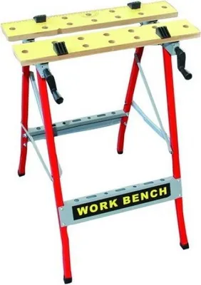 Produktbild von Tragbarer Arbeitstisch klappbar mit Schiebeplatten 80x61x24 cm, max. 100 kg