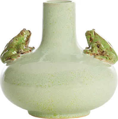 Produktbild von Light & Living - Vase FROSCH - Ø26x25cm - Grün