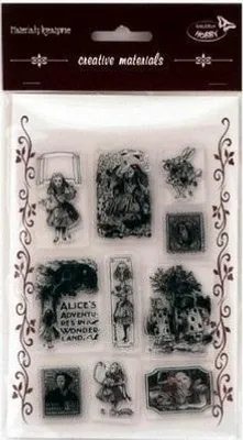 Immagine prodotto di Timbri creativi Alice nel paese delle meraviglie