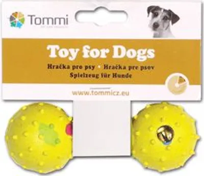 Obrázok produktu pre Hračka pre psov Činka malá s rolničkou, 11,5 cm