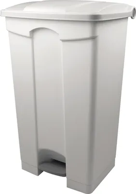 Produktbild von helit Tretabfalleimer the step H2402305 90l rechteckig weiß