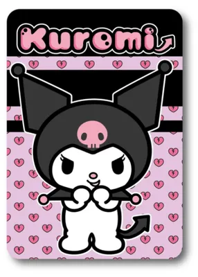 Produktbild von Hello Kitty Kuromi Heart Fleecedecke 100x140cm