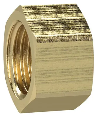 Produktbild von Riegler Verschlusskappe (Sechskant-Ausführung), G 3, SW 95, Messing