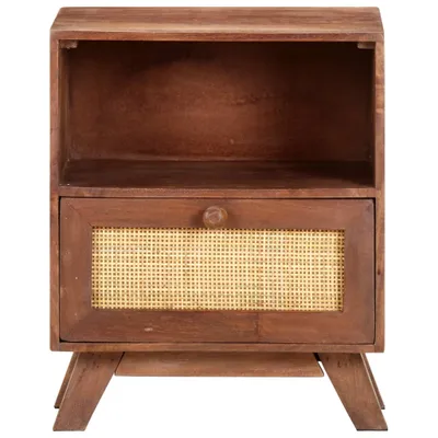Zdjęcie produktu dla vidaXL Szafka nocna 40x30x50 cm z litego drewna mango
