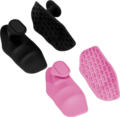 Produktbild von 1/2 Paar Gewichthebergriffe, rutschfest, für Männer und Frauen, Fitnessstudio, Training, Handflächenschutz, Hantel-Klimmzug-Übung, fingerlose Handschuhe B