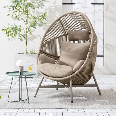 Produktbild von home24 Gartensessel - Eisen / Polyester