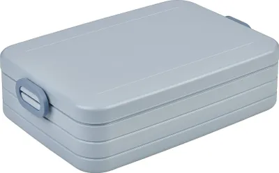Produktbild von Mepal - Lunchbox Take a Break Large - Brotdose To Go - Für 4 Sandwiches oder 8 Brotscheiben - Meal Prep Box - Essensbox mit Unterteilung - Spülmaschinenfest - 1500 ml - Nordic Blue