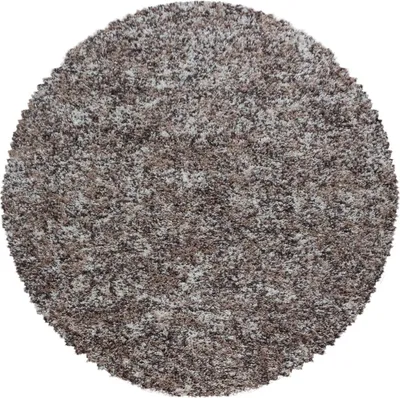 Produktbild von Hochflor Teppich Enrico rund, Farbe: Beige, Größe:200 cm rund