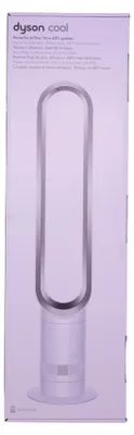 Image de Dyson AM07 Air Multiplier bladeless fan Silver and White with Remote Control (ventilateur sans pale argenté et blanc avec télécommande)