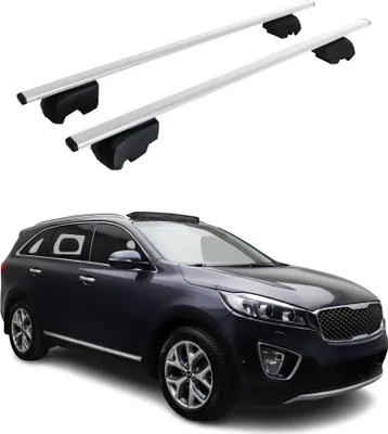 Obrázok produktu pre Priečne strešné nosiče pre Kia Sorento 2016–2020, strieborné, ABE