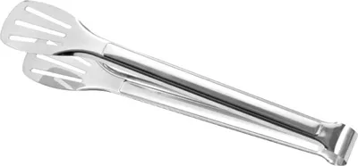 Produktbild von Servierzange, Lebensmittelzange aus Edelstahl, hitzebeständige Küchenzange, leicht zu reinigen, Buffet-Grillzange, Küchenutensil