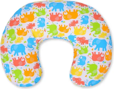 Produktbild von Abnehmbares Sitzsack-Stillkissen - Bunte Elefanten