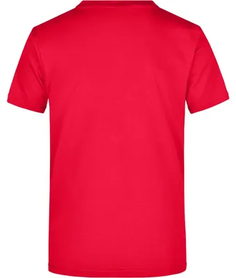 Imagen del producto de James and Nicholson - Camiseta de cuello redondo uni para hombre/mujer, modelo LT2621 (talla 3XL), color rojo