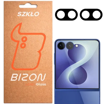 Produktbild von 2x Gehärtetes Glas für die Kamera für Galaxy Z Flip8, Bizon Glass Lens