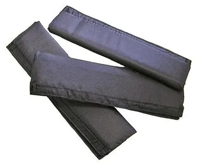 Produktbild von H.A.B.A. Schutzpolster Protection Set 3 Stück Nylon Schwarz Klettverschluss