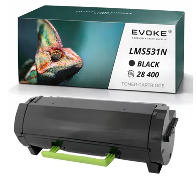 Obrázok produktu pre Evoke tonériová kazeta kompatibilná s tlačiarňou Lexmark 66S2H00 / 66S0HA0 LMS531N, čierna, výtlačnosť 28 400 strán, kompatibilná s modelmi MS531dw a MX532adwe