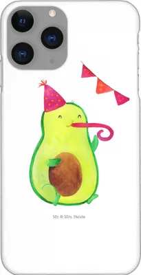 Produktbild von Mr. & Mrs. Panda Iphone 11 Pro Handyhülle Avocado Party Zeit - Weiß - Geschenk, Handy Case, Happy Birthday, Geburtstagsfeier, Schulabschluss, Geburtstag