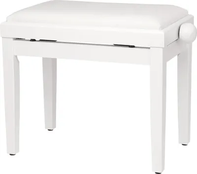 Produktbild von Klavierhocker, höhenverstellbar 47 bis 56 cm, weiß