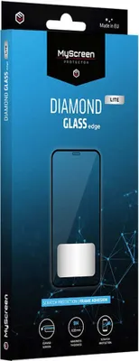 Produktbild von Glas MyScreen Diamond Glass Lite Edge Full Glue für Oppo Reno 8 Pro/ 8 Pro+, schwarzer Rahmen