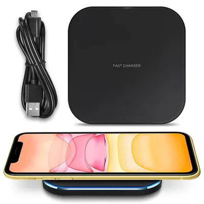 Produktbild von QI Kabellose Ladestation Apple iPhone 11 Wireless Charger Schnellladegerät 10W