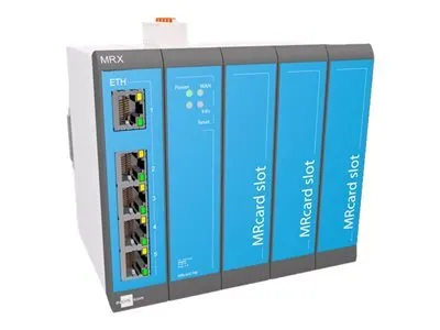 Produktbild von Insys Microelectronics MRX5 LAN router cablato Fast Ethernet Blu, Grigio