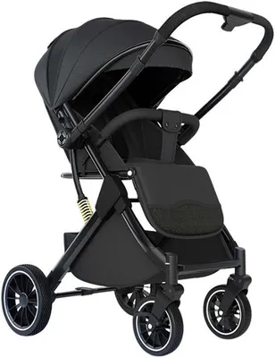 Produktbild von Kinderwagen - Inklapbare - Compacte - Opvouwbare - Lichtgewichtige - Schokabsorbierende - Stuhlwagen - Schwarz