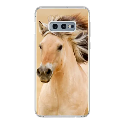 Produktbild von MuchoWow® Handyhülle Schutzhülle Hülle für Samsung Galaxy S10e Pferde - Tiere - Mähne - Porträt Silikon Softcase Handy Hülle - Handy