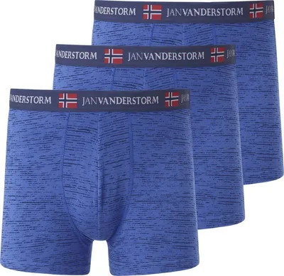 Produktbild von Jan Vanderstorm 3Er Pack Retropant NORIK Herren 2131 blau Grün
