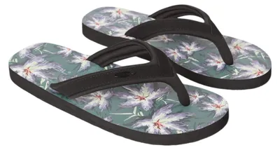 Produktbild von Animal - "Jekyl" Blätter Flipflops für Herren MW5305 (47 EU) (Dunkelgrün)