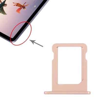 Image de Adaptateur pour support de carte SIM pour Apple iPad Air 2022 - Pièce de rechange - Rose