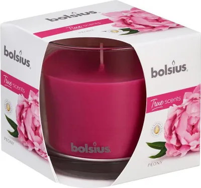 Obrázok produktu pre Bolsius Aromatic 2.0 Vonná sviečka v skle, 95x95mm, Peóny