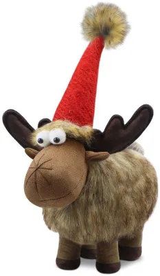 Productafbeelding van Handgemaakte Kerstdecoratie Gnome met Hertenthema