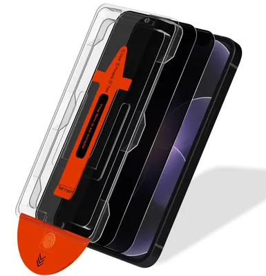 Produktbild von 2-Pack iPhone 17e Displayschutzfolie Privacy - Gehärtetes Glas | [Automatische Installation] - Blasenfrei