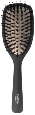 Image de PARSA Beauty Professional : Brosse traitante pour les cheveux, enrichie en kératine et en biotine, format ovale, grande taille