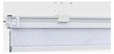 Produktbild von Paneelwagen für Flächenvorhangstoffe, Schiebevorhang, 1 Stück, weiß, L 60 cm