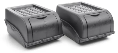Produktbild von Novaliv Gemüseboxen Kartoffelboxen Vorratsbehälter 3,5l bis 9l (Anthrazit, 2X 3,5l)