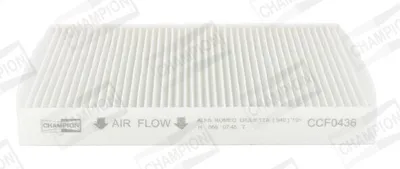 Image de Filtre à pollen de Champion (CCF0436) Filtre chauffage/ventilation Filtre à pollen