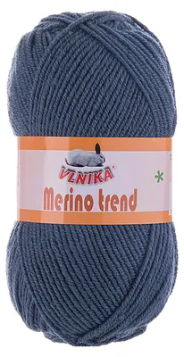 100g Strickgarn Merino trend jeansblau