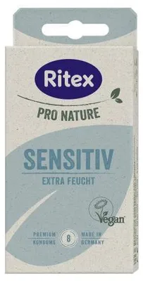 Zdjęcie produktu dla Ritex PRO NATURE SENSITIV Condome - opakowanie 8 sztuk