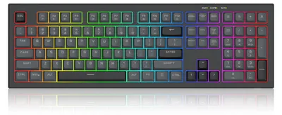 Produktbild von REDRAGON K518-RGB-GB Crux, Kabelgebunden, USB, Membran Key Switch, Schwarz