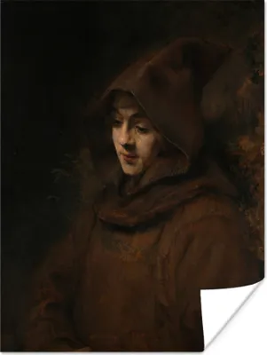 Produktbild von MuchoWow® Poster Titus im Habit - Rembrandt van Rijn 60x80 cm - Schlafzimmer Dekoration