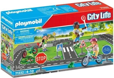 Image de PLAYMOBIL Classe de sécurité routière, My Life, 34 pièces, Dès 4 ans