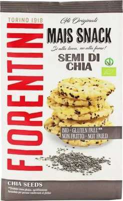 Produktbild von Open Food 8002885001655, Chia, Salt, Corn, Grains de chia, Vegetable oil and fat, Vegetable oil, Plant, Seed, Cereal, Oil..., 422 kcal, 75 g, 0,5 g, 6,9 g, 10,1 g