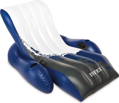 Image de Matelas gonflable pour chaise de plage aquatique 2en1 180x135cm INTEX 58868EU