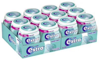 Produktbild von EXTRA Kaugummi Sweet Mint 12 Dosen