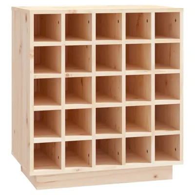 Obrázek produktu pro vidaXL Stojan na víno 55,5x34x61 cm Masivní borovicové dřevo
